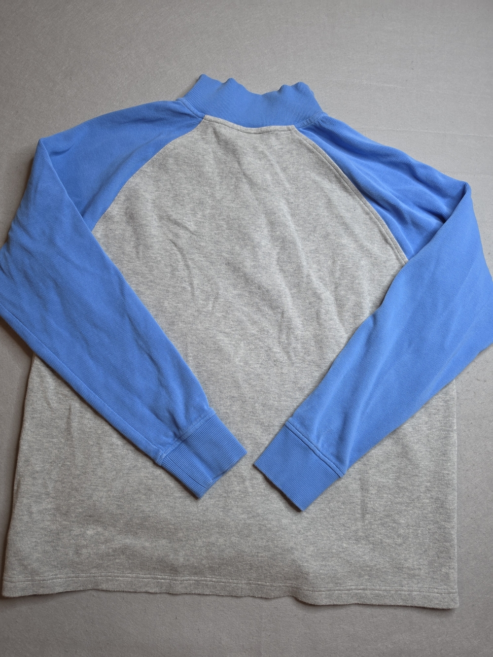 Brooks Brothers Mens Pullover 1/4 Zip Long Sleeve Sweater XXL Gray Blue - Picture 6 of 6